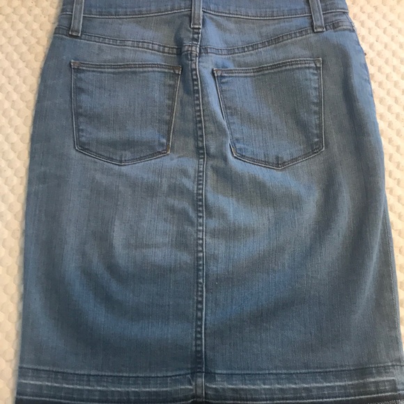 JCrew denim stretch pencil skirt - Picture 3 of 3